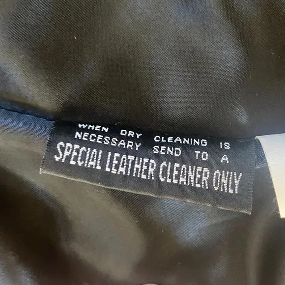 Vintage Wilsons Black All Leather 90s Y2K Moto Biker Rodeo Western Vest-XL - Picture 12 of 14